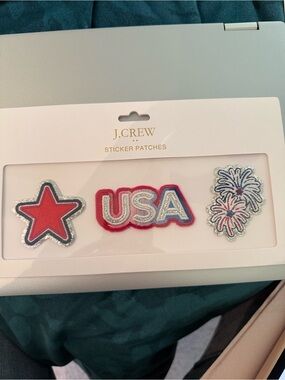 J. Crew Red, White & Blue Patch Trio
